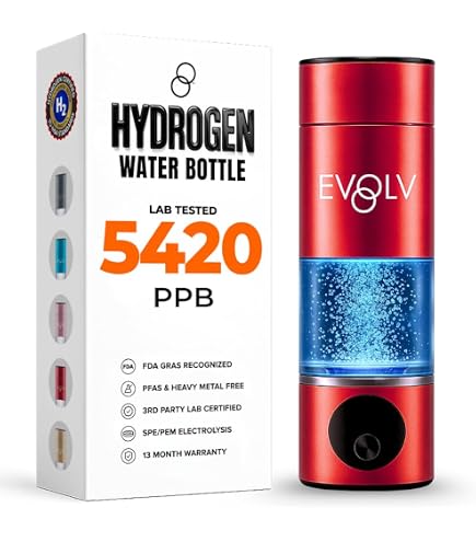Amazon.com: EVOLV Hydrogen Water Bottle Generator – SPE & PEM
